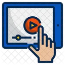 Reproductor De Video Formacion Elearning Icono