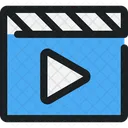 Reproductor De Video Pelicula Pelicula Icono