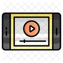 Movil Video Dispositivo Icono