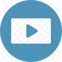 Reproductor Multimedia Secuencia Video Icono