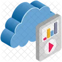 Nube Informatica Medios De Comunicacion Icono