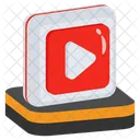 Reprodutor De Video Midia Multimidia Ícone