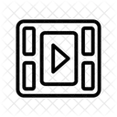 Reprodutor De Video Interface Do Usuario Web Ícone