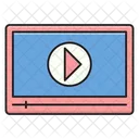 Video Player Midia Ícone