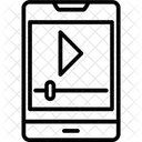 Celular Video Movel Player De Video Ícone