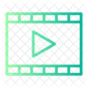 Reprodutor De Video Botao Play Musica E Multimidia Ícone