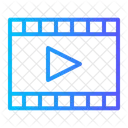 Player De Video Video Musica E Multimidia Ícone