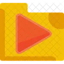 Reproduzir pasta de arquivo de vídeo  Ícone