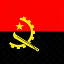 Republic Of Angola Flag Country Icon