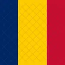 Republic Of Chad Flag Country 아이콘