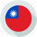 Republic Of China Circular Country 아이콘