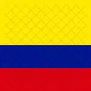 Republic Of Colombia Flag Country Icon