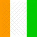 Republic Of Cote Divoire Flag Country Icon
