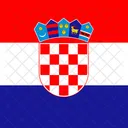 Republic Of Croatia Flag Country Icon