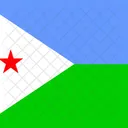 Republic Of Djibouti Flag Country Icon