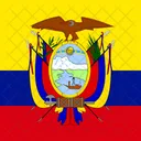 Republic Of Ecuador Flag Country Icon