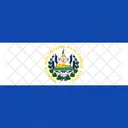 Republic Of El Salvador Flag Country Icon