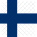 Republic Of Finland Flag Country 아이콘