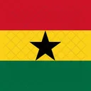 Republic Of Ghana Flag Country Icon