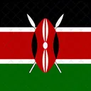 Republic Of Kenya Flag Country Icon