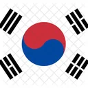 Republic Of Korea Flag Country Icon