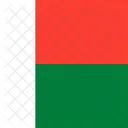 Republic Of Madagascar Flag Country Icon