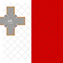 Republic Of Malta Flag Country Icon