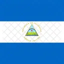 Republic Of Nicaragua Flag Country Icon
