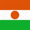 Republic Of Niger Flag Country Icon