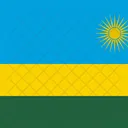 Republic Of Rwanda Flag Country Icon
