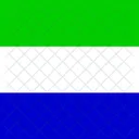 Republic Of Sierra Leone Flag Country Icon