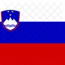 Republic Of Slovenia Flag Country Icon