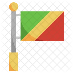 Republic of the congo Flag Icon