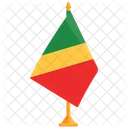 Flag Republic Of The Congo Flag Of Republic Of The Congo Icon