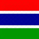 Republic Of The Gambia Flag Country Icon