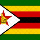 Republic Of Zimbabwe Flag Country Icon