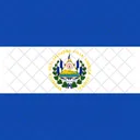 Republica De El Salvador Bandeira Pais Ícone