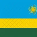 Republica De Ruanda Bandeira Pais Ícone