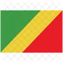 Bandera Pais Republica Del Congo Icon