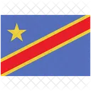 Bandeira Pais Congo Republica Democratica Do Ícone