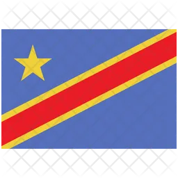 República Democrática do Congo Flag Ícone