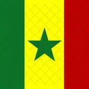 Republica Do Senegal Bandeira Pais Ícone