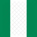 Republica Federal Da Nigeria Bandeira Pais Ícone