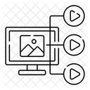 Republication Partage Amplification Icône