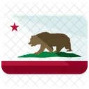 Californie Republique Drapeau Icône