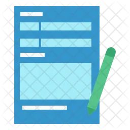 Request form Icon - Download in Flat Style
