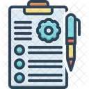 Requirements Paperwork Clipboard Icon