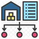 Requisition Distribution Warehouse Icon
