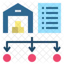 Requisition Distribution Warehouse Icon