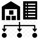 Requisition Distribution Warehouse Icon